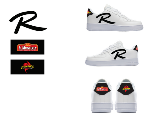 Ladies Custom Branded Ruiz Foods Shoes - Air Force