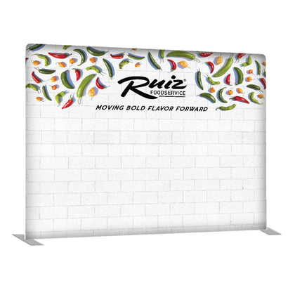 10' Ruiz Food Service Fabric Display