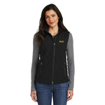 Ladies Core Soft Shell Vest with Ruiz Foods Logo Embroidered on Left Chest