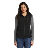 Ladies Core Soft Shell Vest with Ruiz Foods Logo Embroidered on Left Chest