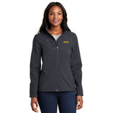 Ladies' Welded Soft Shell Jacket with Ruiz Foods Logo Embroidered on Left Chest