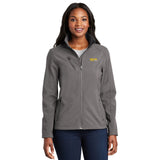 Ladies' Welded Soft Shell Jacket with Ruiz Foods Logo Embroidered on Left Chest