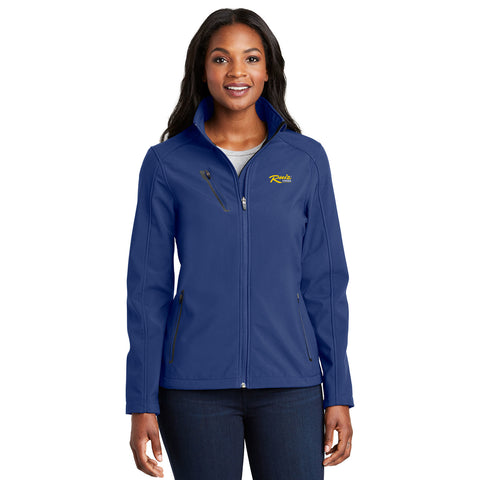 Ladies' Welded Soft Shell Jacket with Ruiz Foods Logo Embroidered on L –  Ruiz Foods Logo Shop
