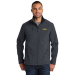 Men's Welded Soft Shell Jacket with Ruiz Foods Logo Embroidered on Left Chest
