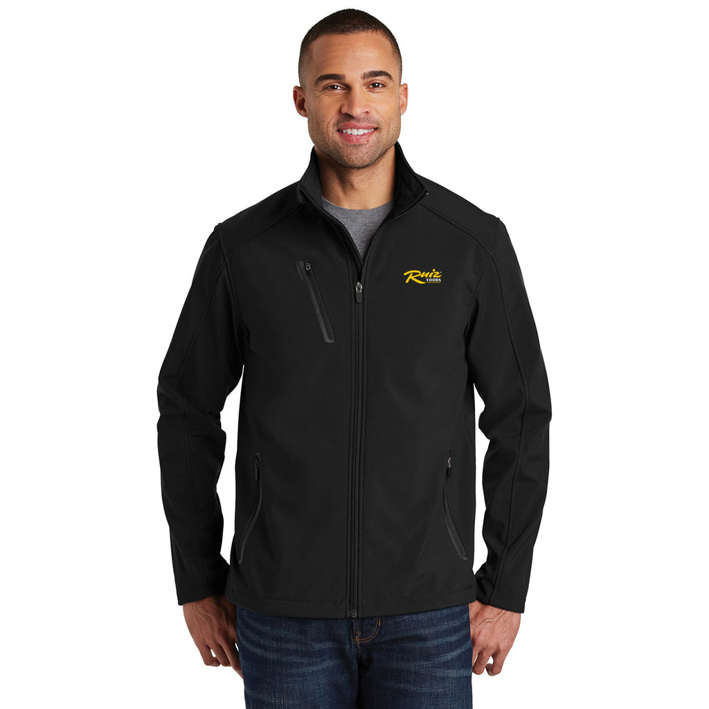 Men's jacket zipper outlet on left